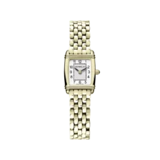 ART DÉCO – TONNEAU QUARTZ – PVD OR JAUNE
